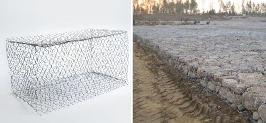 Hexagon PVC Wire Mesh for Protection Retaining Wall Block Mold