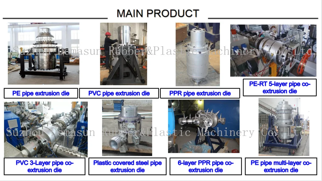 UPVC Drainage Pipe Extrusion Mould Plastic Extrusion Die Head Plastic Extrusion Moulding Plastic Mould Design for Pipe Machine