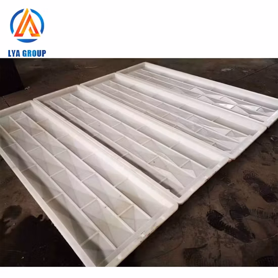 Stampi in plastica per pannelli a parete in pietra artificiale prefabbricati decorativi per recinzione a forma di palo per recinzione in cemento prefabbricato