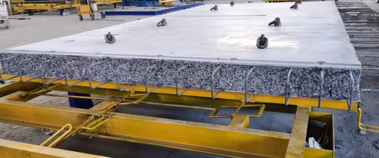 Stampo per batteria per pannelli a parete per case prefabbricate in cemento